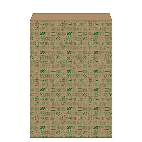 Sacchetto in carta kraft bianca Maniero con soffietto in conf. da 400 pz 310x40x470 mm - SQS31